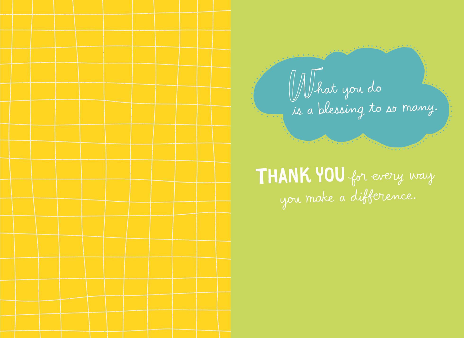 A Blessing To So Many Nurses Day Thank You Card