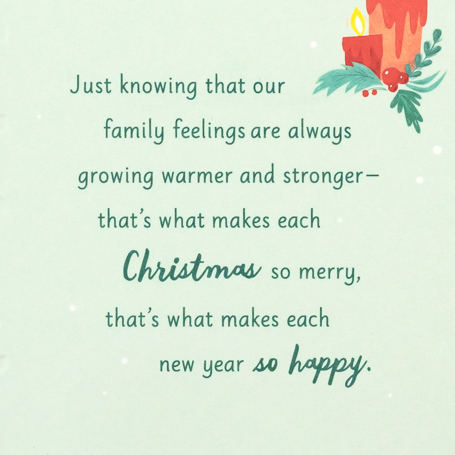 Nativity Candles Christmas Card for Couple Sentiment image number 4