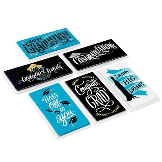 Sophisticated Assorted Money Holder Graduation Cards, Pack of 36