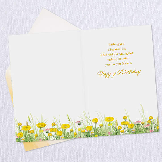 Marjolein Bastin Bunny and Flowers Birthday Card, , large image number 3