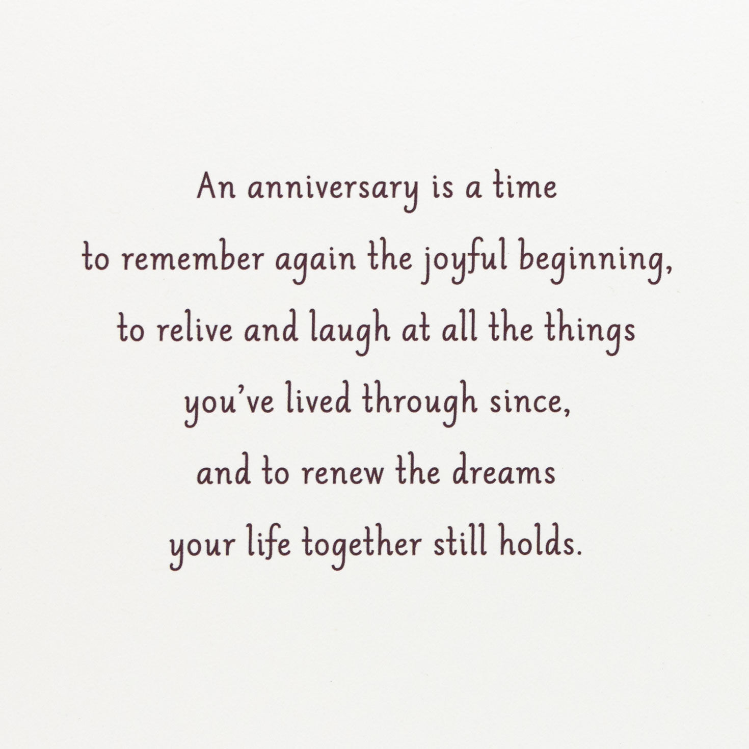 Wooden Heart Photo Frame Magnet Anniversary Card Sentiment image number 2