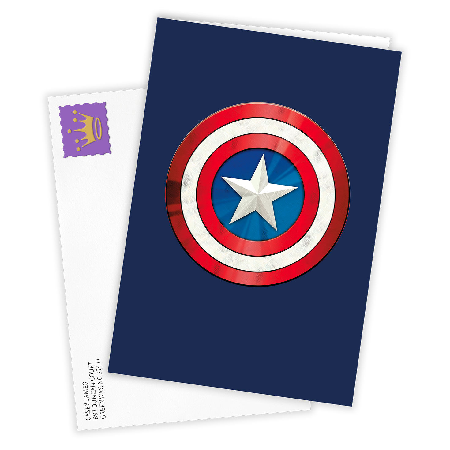 Marvel Avengers Captain America Custom Father's Day Card, , large image number 2