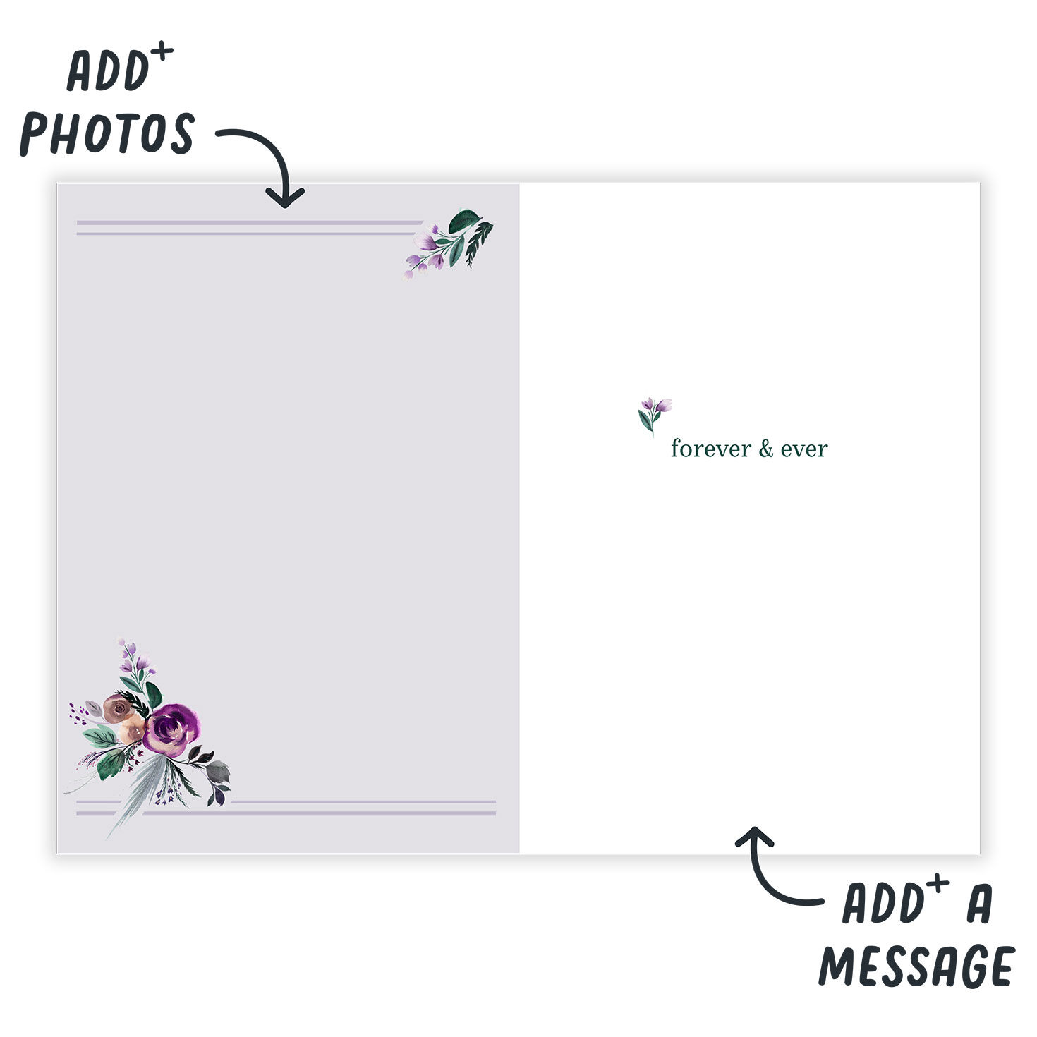 Names Ampersand Personalized Anniversary Card  image number 3