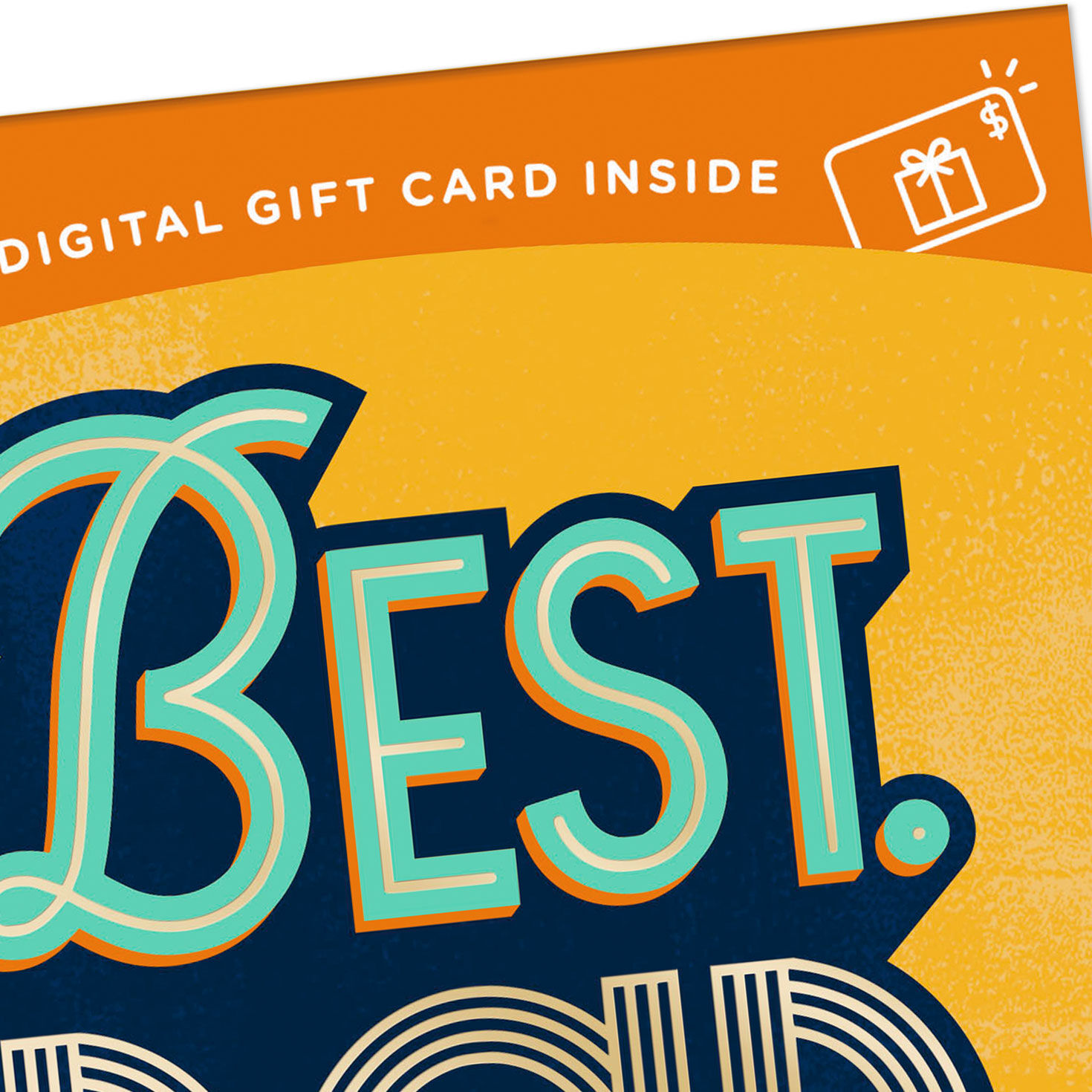 Best Dad Ever Gift Card Greeting Father's Day Card, , large image number 4