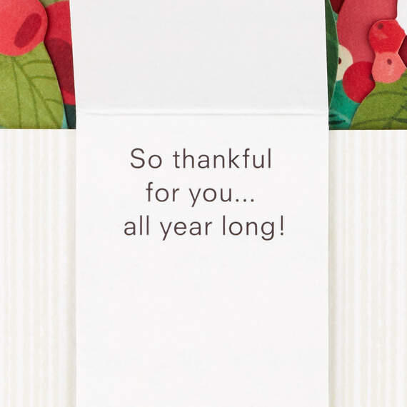 Magnolia Flower Bouquet 3D Pop-Up Holiday Card, , large image number 2