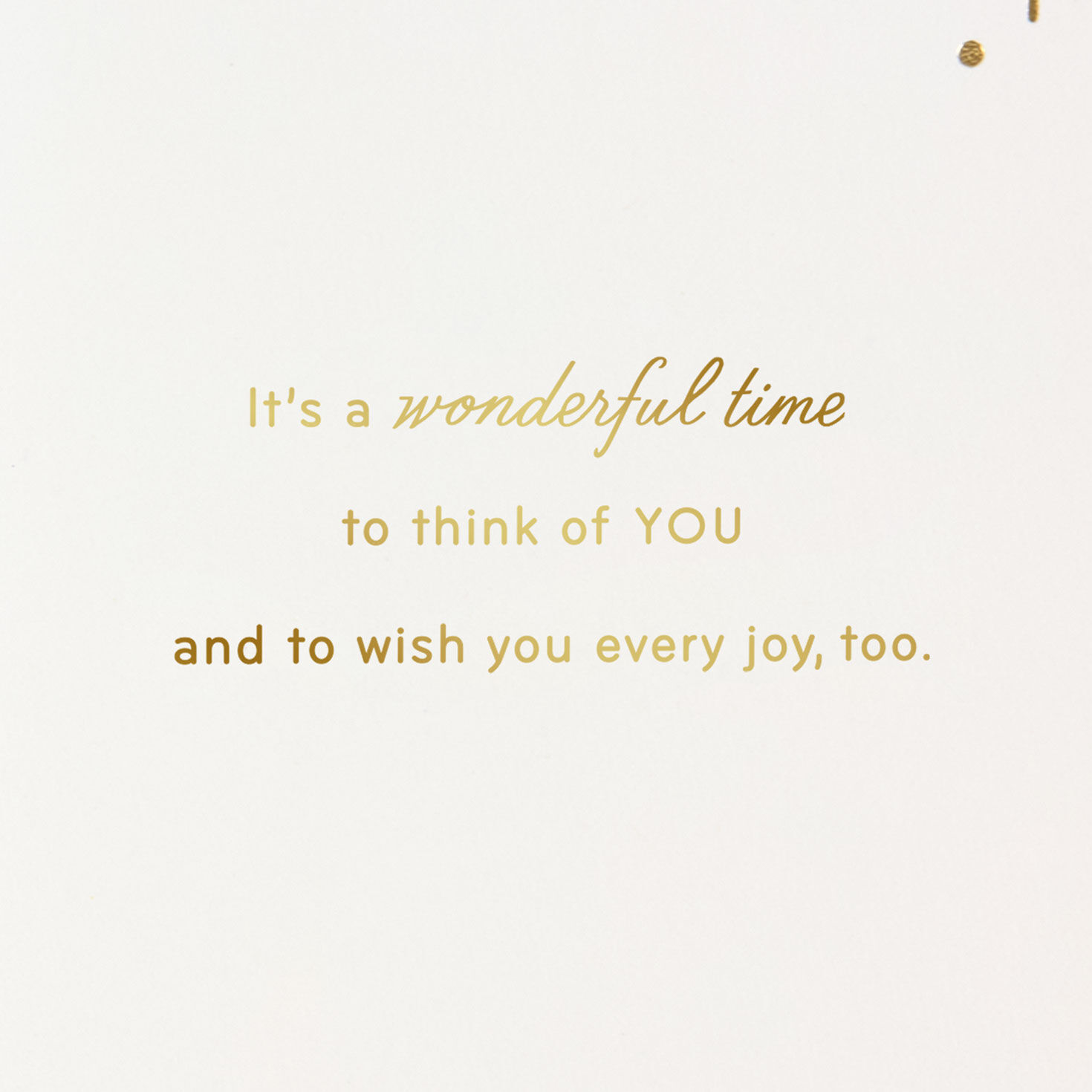 Ornate Red and Gold Ornament Christmas Card sentiment image number 3