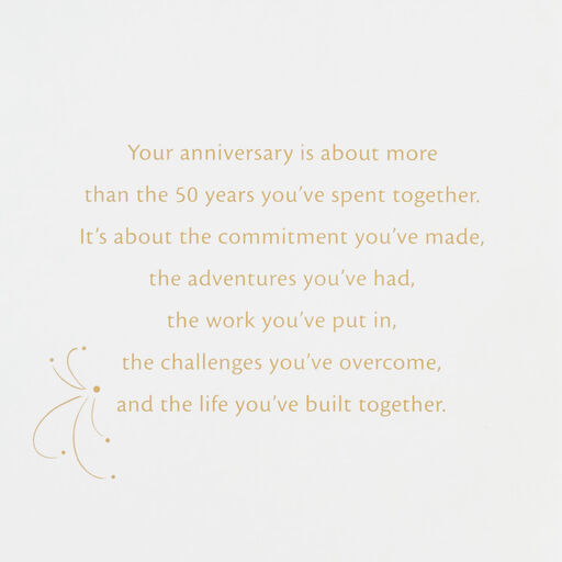 Everything You've Shared 50th Anniversary Card for Couple, 