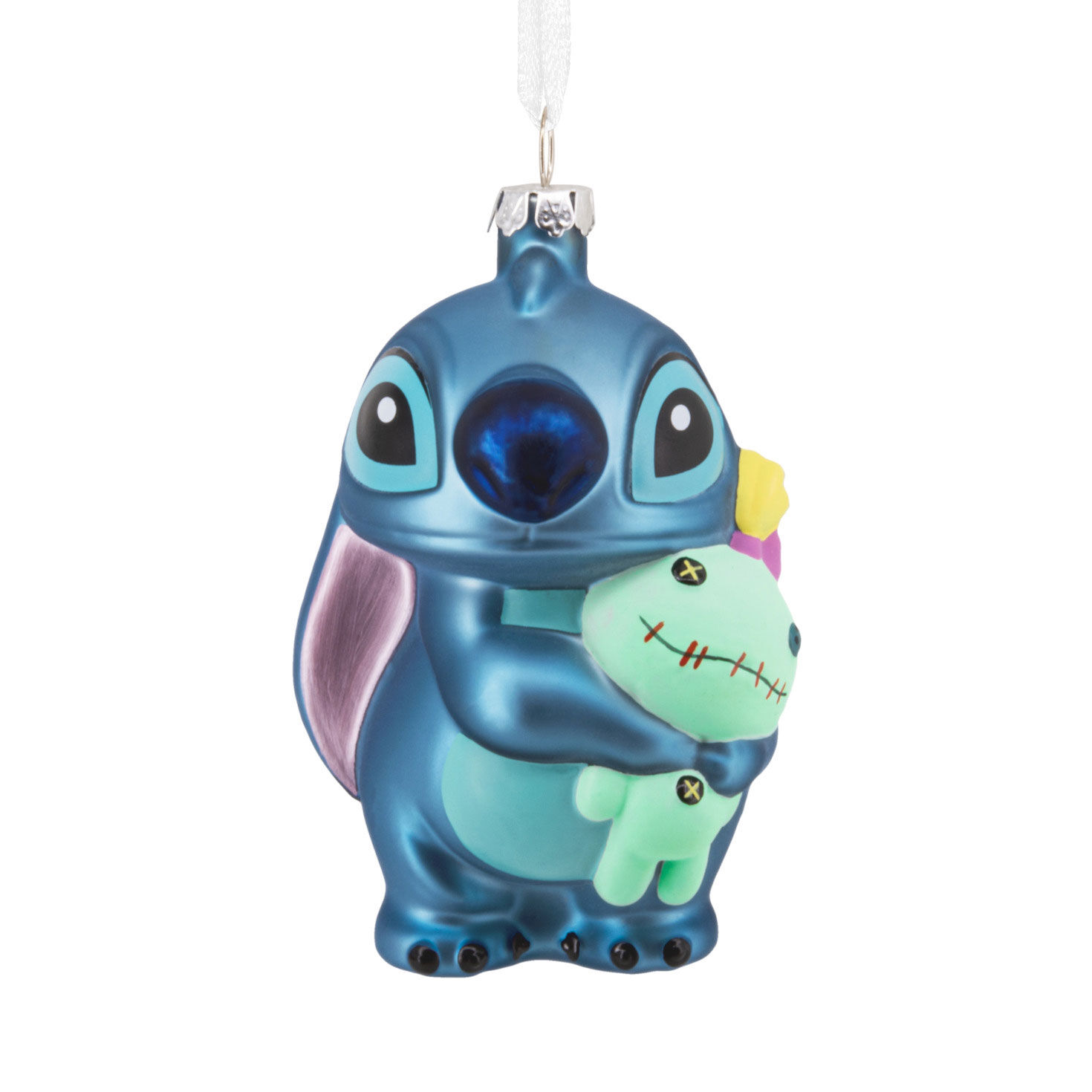 Disney Stitch With Scrump Blown Glass Hallmark Ornament for only USD 14.99 | Hallmark