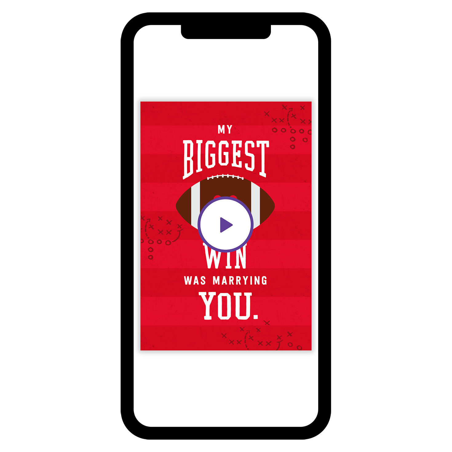 Team Us Football Love eCard for Spouse, , large image number 1