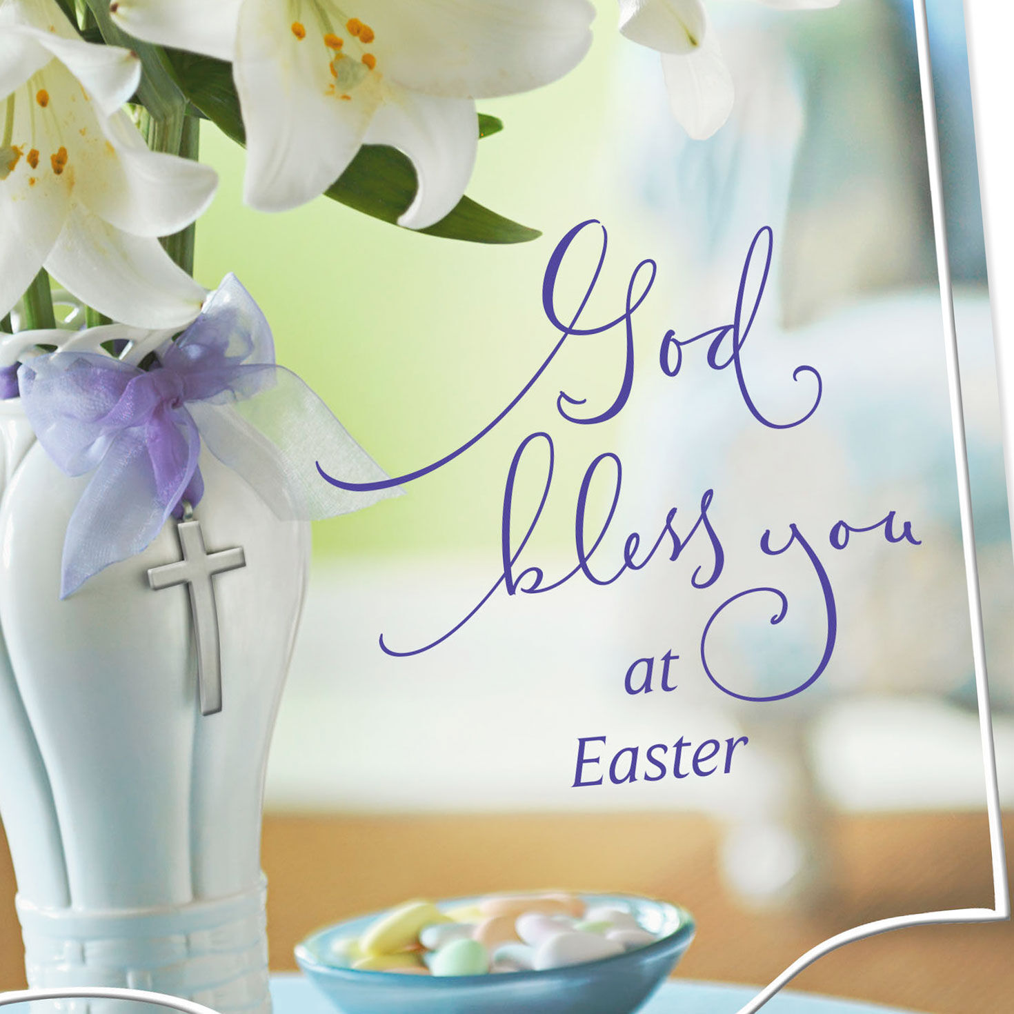 God Bless You Religious Easter Card Greeting Cards Hallmark