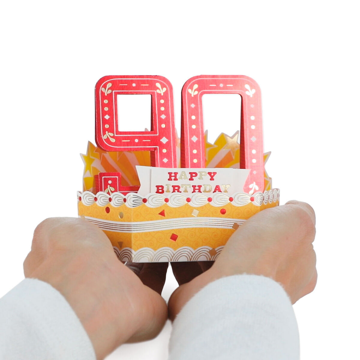 Celebrating You Mini Pop Up 90th Birthday Card - Greeting Cards - Hallmark
