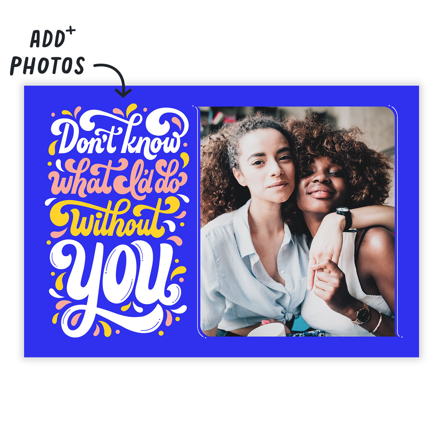 Personalized Fun Lettering Appreciation Photo Card  image number 2