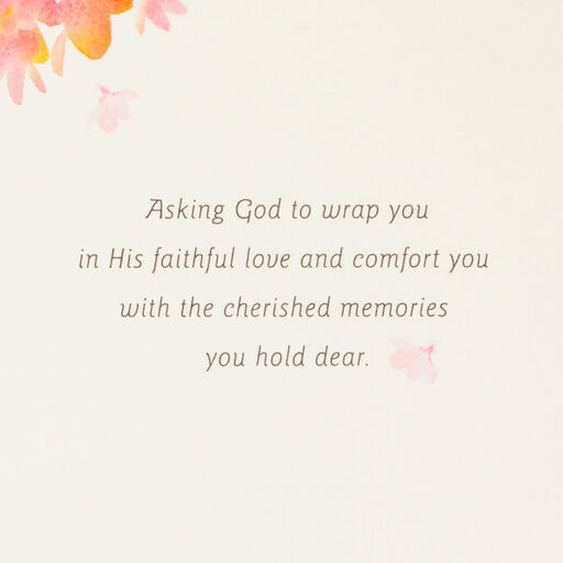 Memories Are Gifts Religious Sympathy Card, 