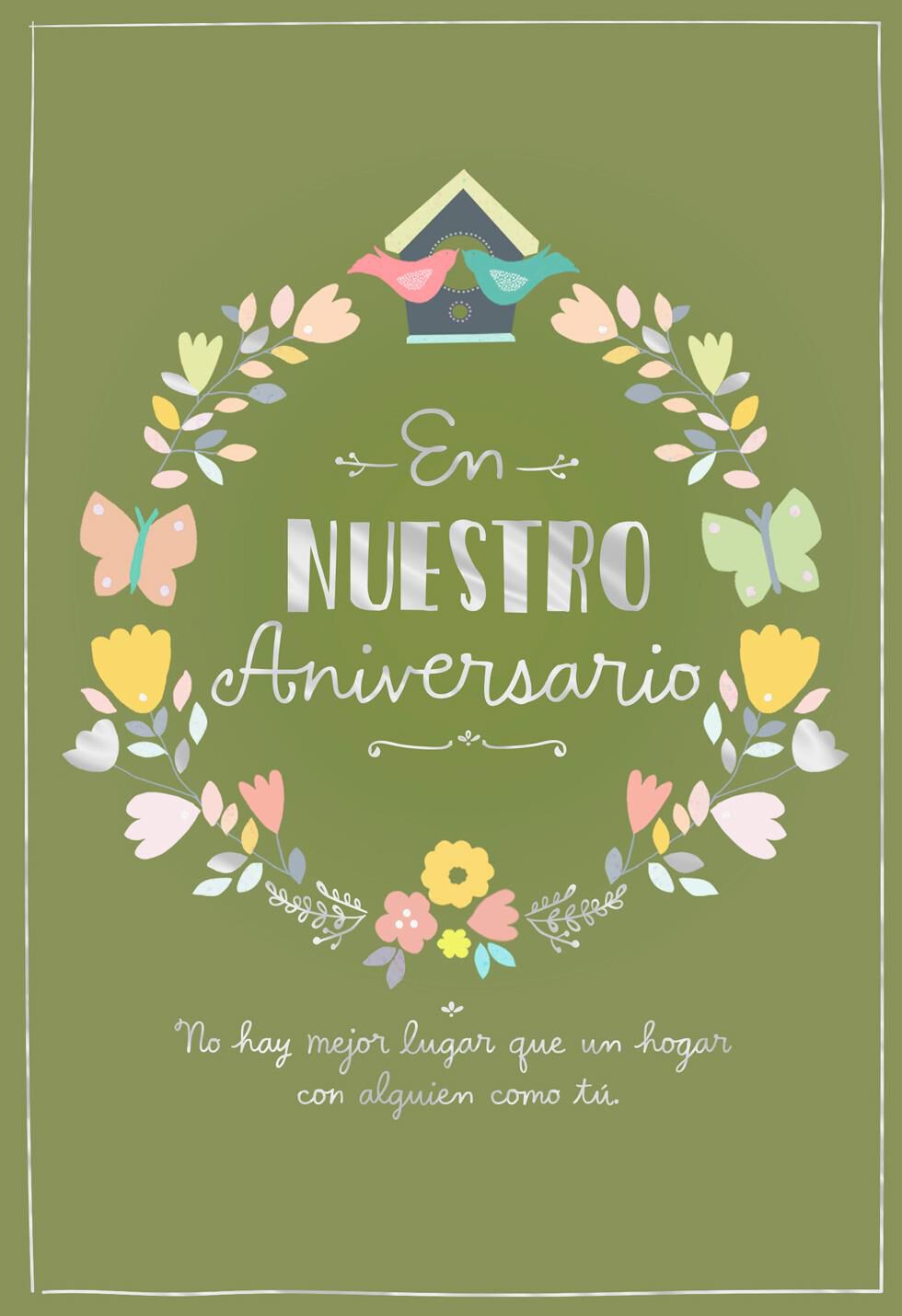 Someone Like You Spanish-Language Anniversary Card