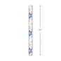 Blue and Gold Stars of David Hanukkah Wrapping Paper Measurement image number 5