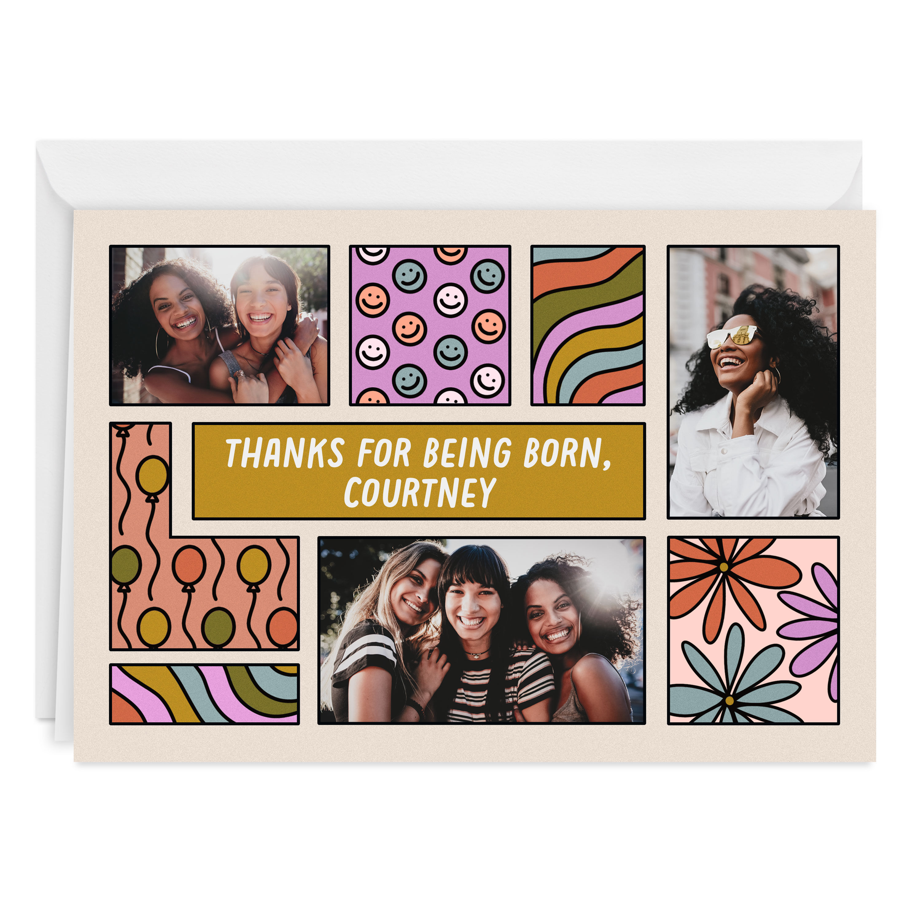 Personalized Fun Designs Photo Collage Photo Card  image number 1