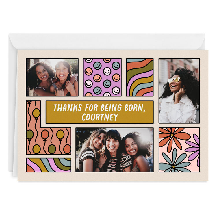 Personalized Fun Designs Photo Collage Photo Card