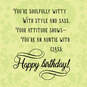 You're an Auntie With Class Birthday Card, , large image number 2