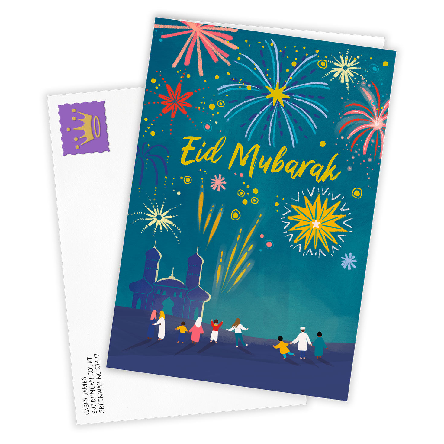 Eid Mubarak Custom Card, , large image number 2