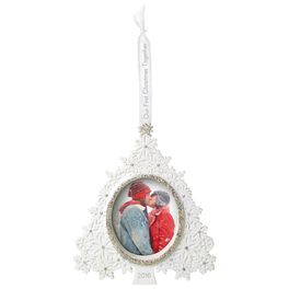 Our First Christmas Together Christmas Tree Photo Holder Ornament, Our First Christmas Together Christmas Tree Photo Holder Ornament, , large