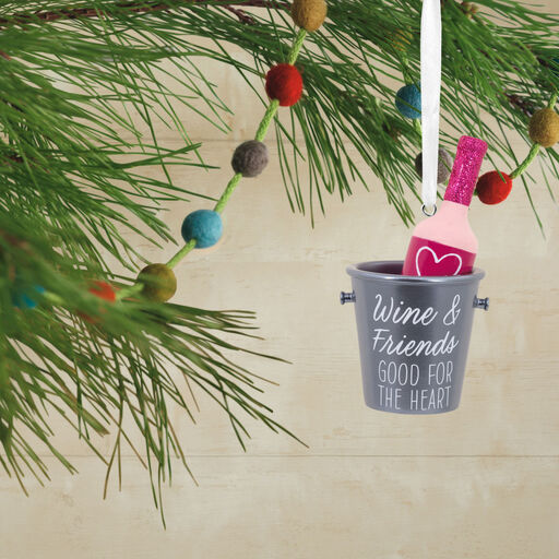 Wine and Friends Hallmark Ornament, 