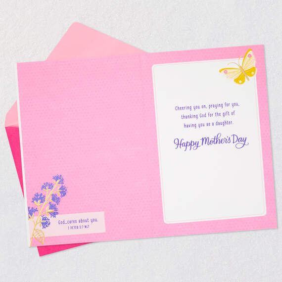 Cheering You On Religious Mother's Day Card for Daughter, , large image number 4