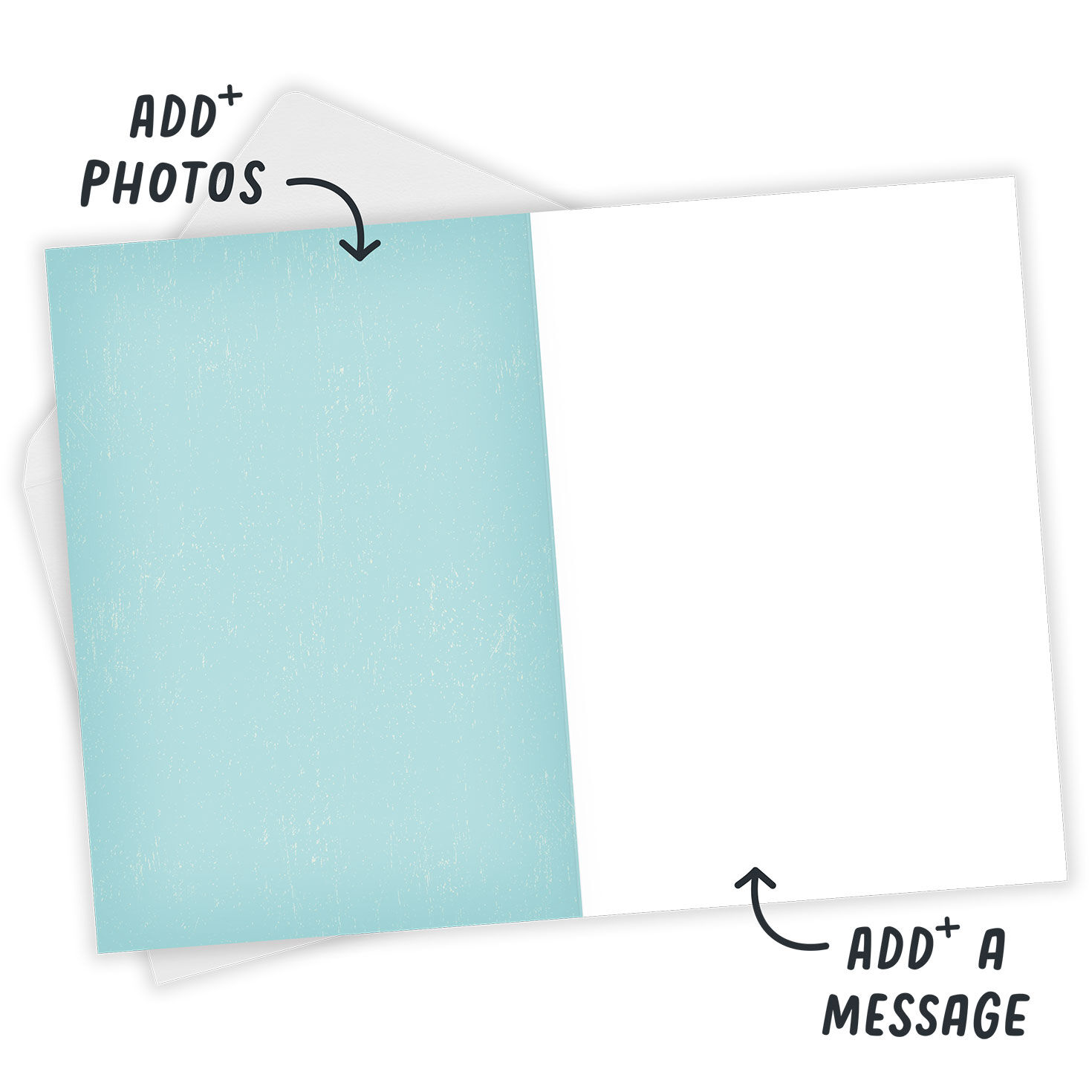 Camera Icons Folded Friendship & Love Photo Card  image number 4