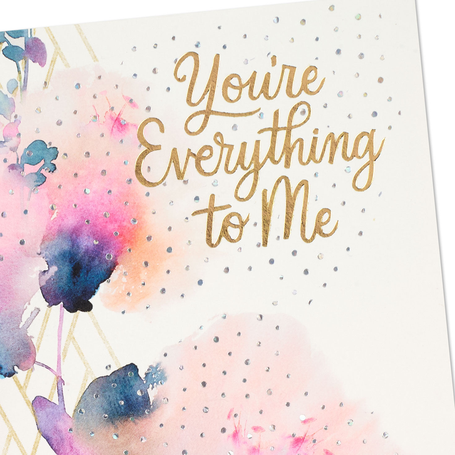 Watercolor Flowers Wife Mother's Day Card Card Front Detail image number 5