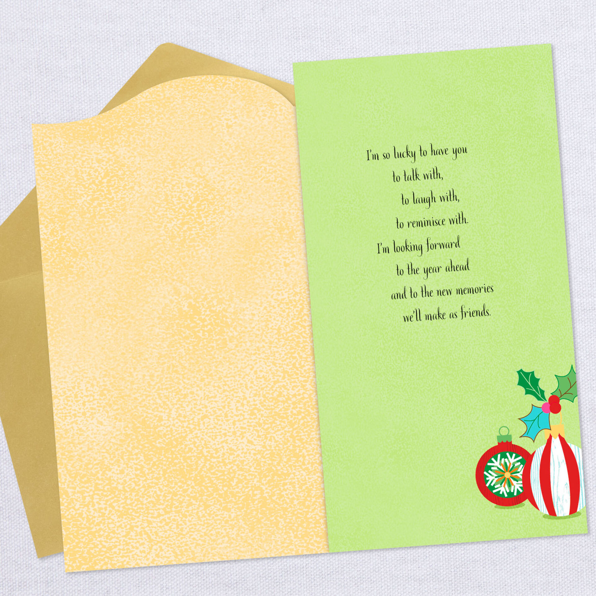 Between You And Me Thankful For You Christmas Card For Friend Greeting Cards Hallmark Between You And Me Thankful For You Christmas Card For Friend Greeting Cards Hallmark
