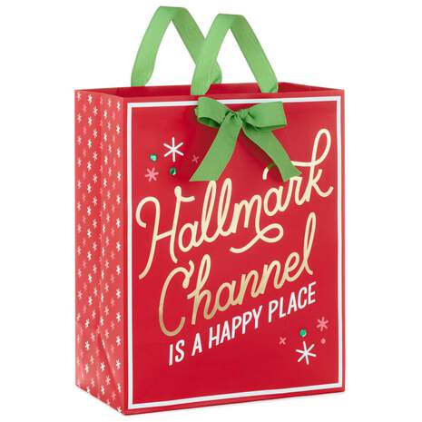 13" Hallmark Channel Christmas Gift Bag, , large