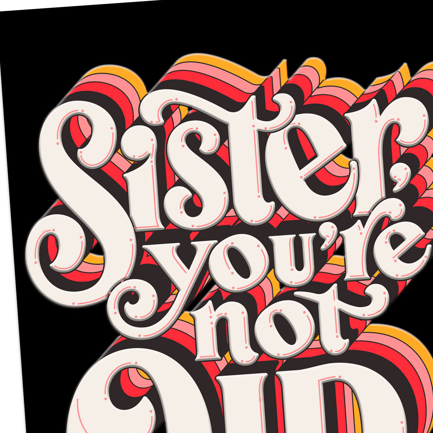 You're a Classic Funny Birthday Card for Sister, , large image number 4