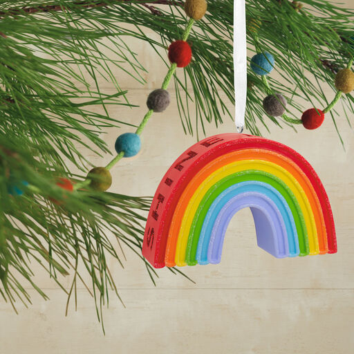 Signature Rainbow Hallmark Ornament, 