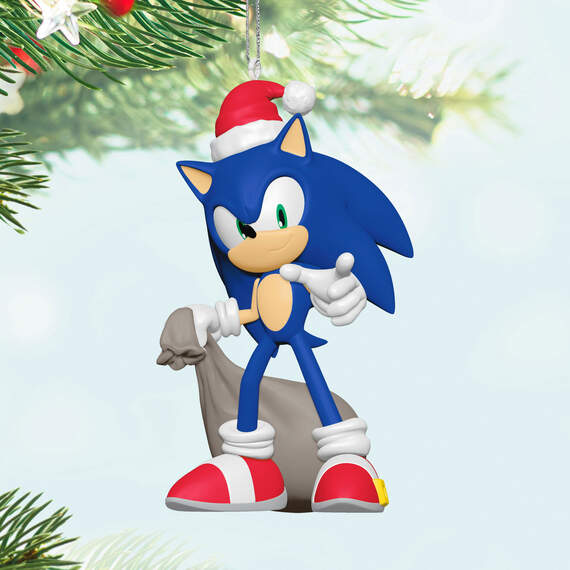Sonic the Hedgehog™ Santa Sonic Ornament, , large image number 2