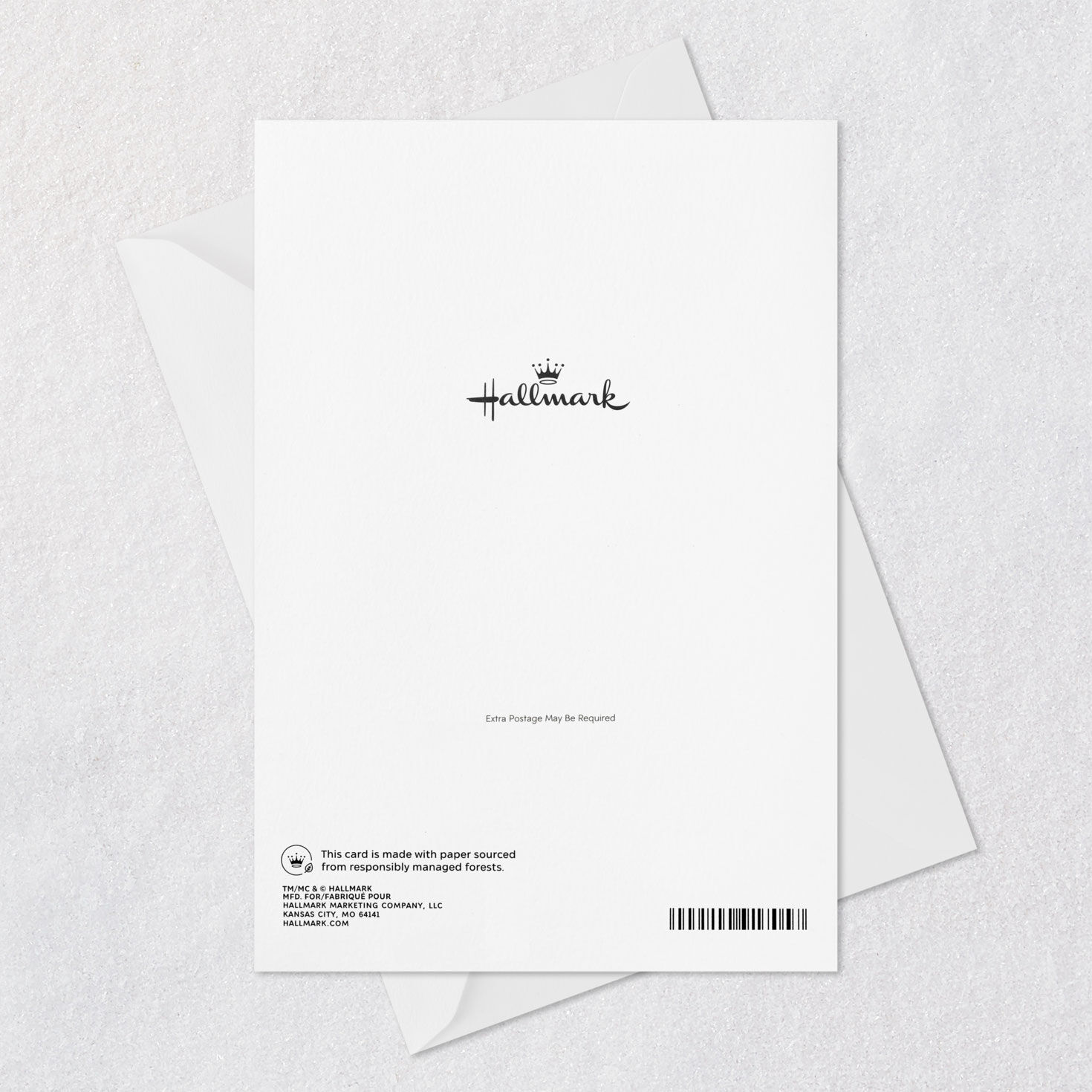 Abstract Botanicals Encouragement Card With Token Card Back with Envelope image number 9