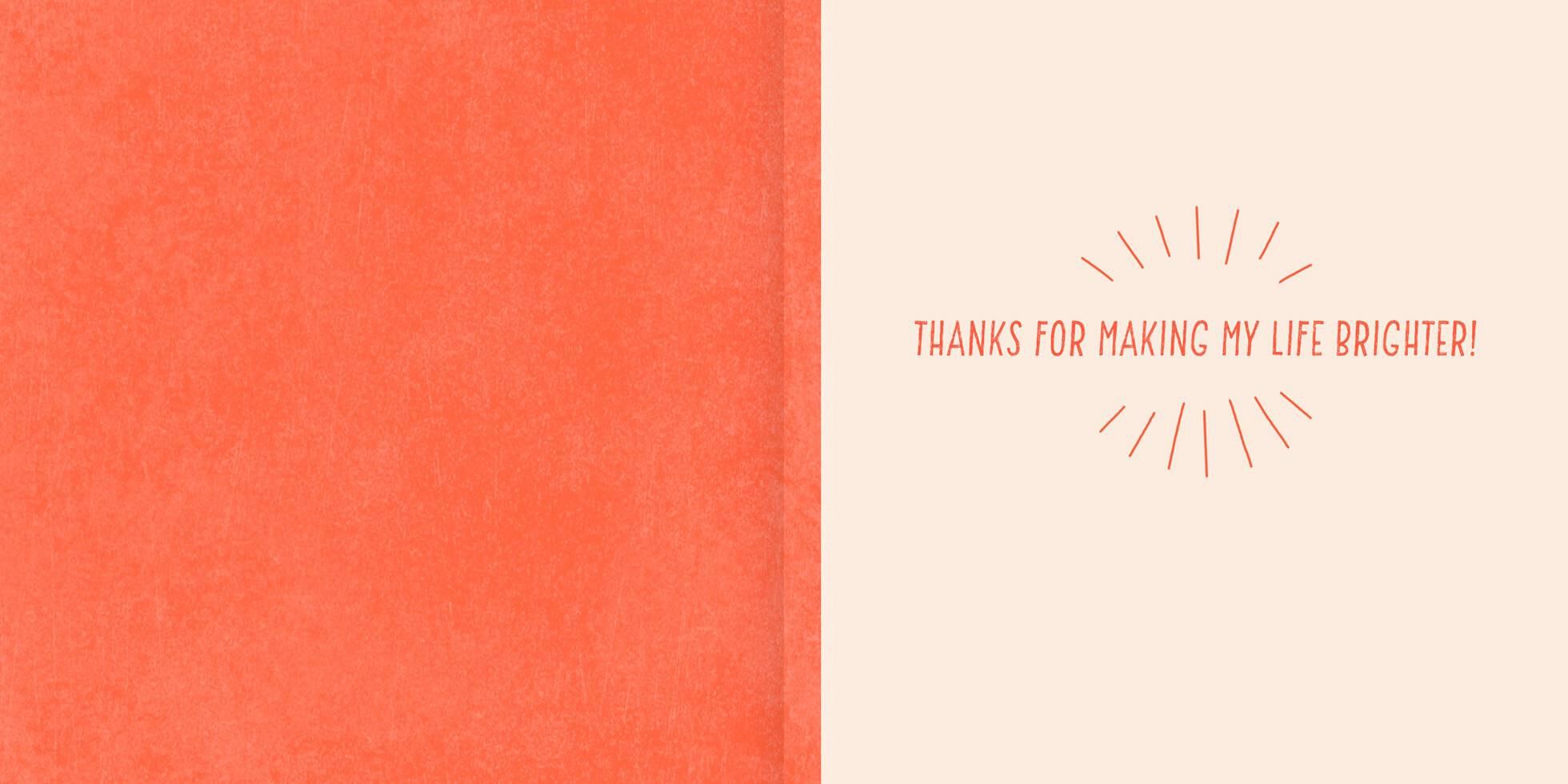Hey Sunshine Just Because Music Card