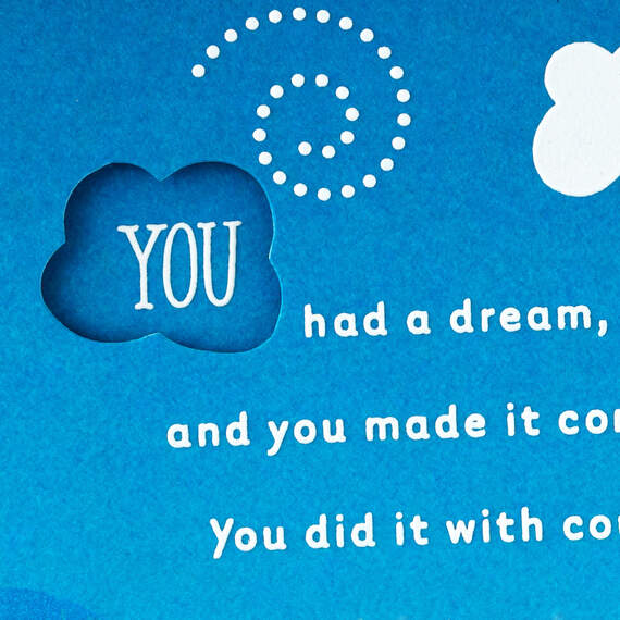 You Made Your Dream Come True Congratulations Card, , large image number 4
