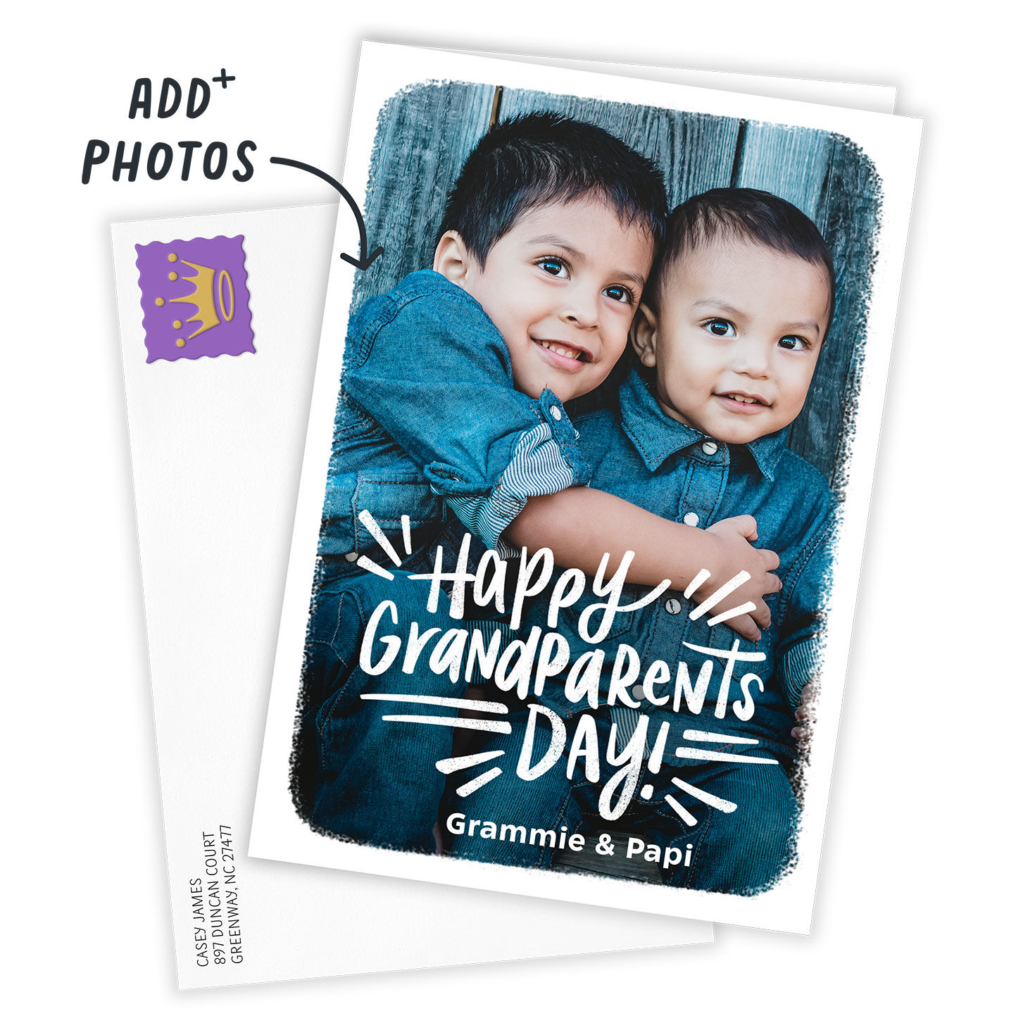 White Frame Custom Grandparents Day Card for only USD 4.99 | Hallmark