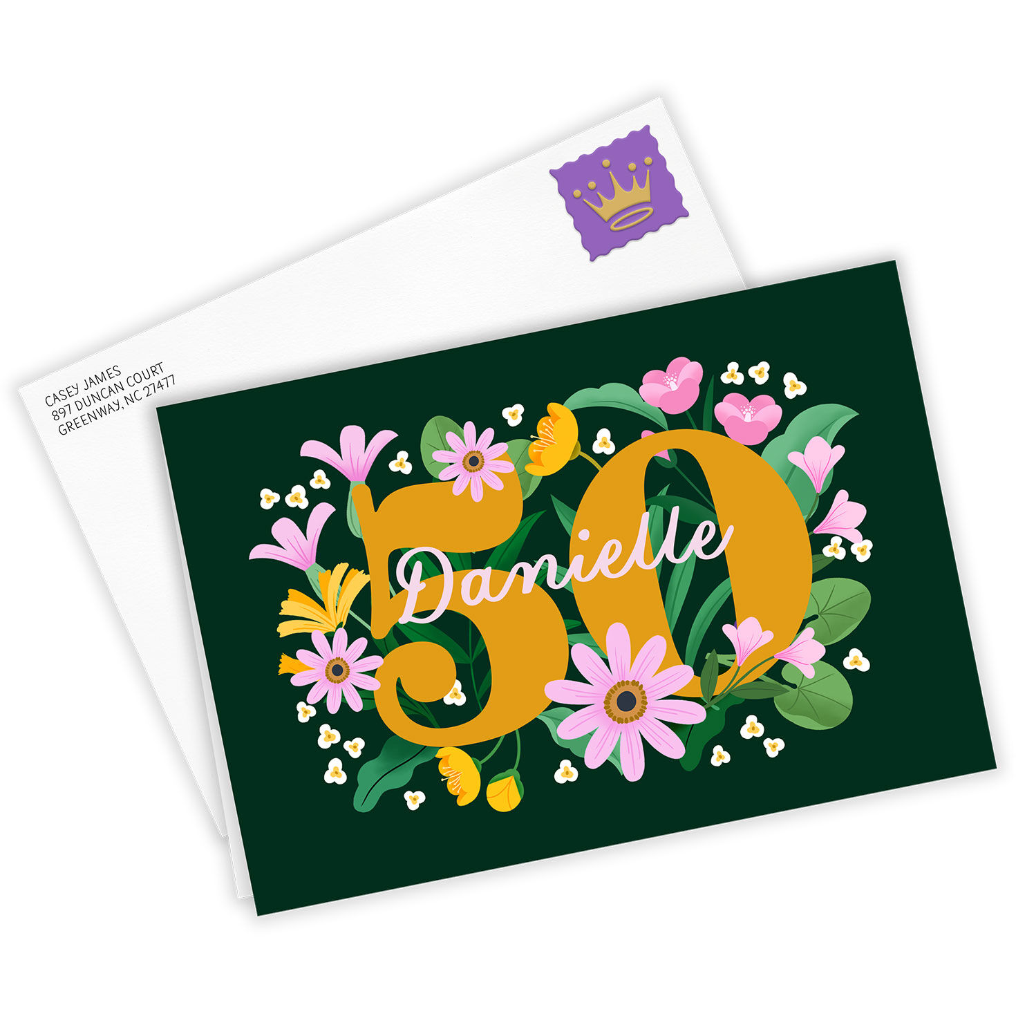 Every Year of You Custom 50th Birthday Card, , large image number 2