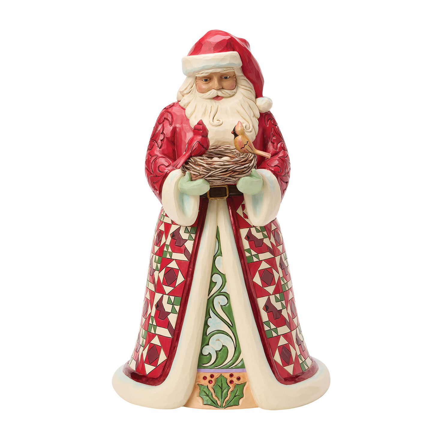 Jim Shore Heartwood Creek Special Moments With Santa Figurine, 14.5"