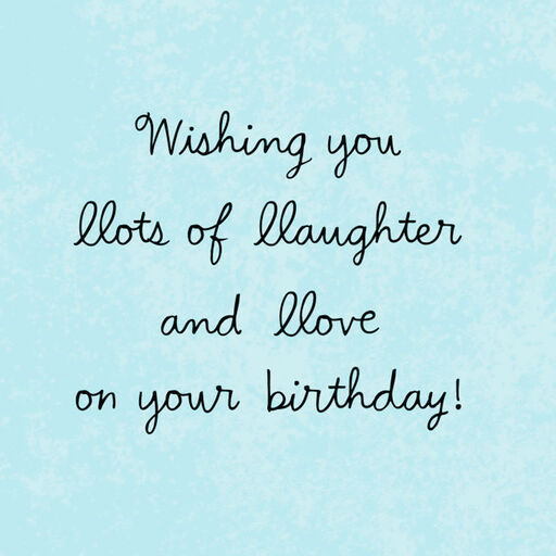 UNICEF Llama Love and Laughter Birthday Card, 