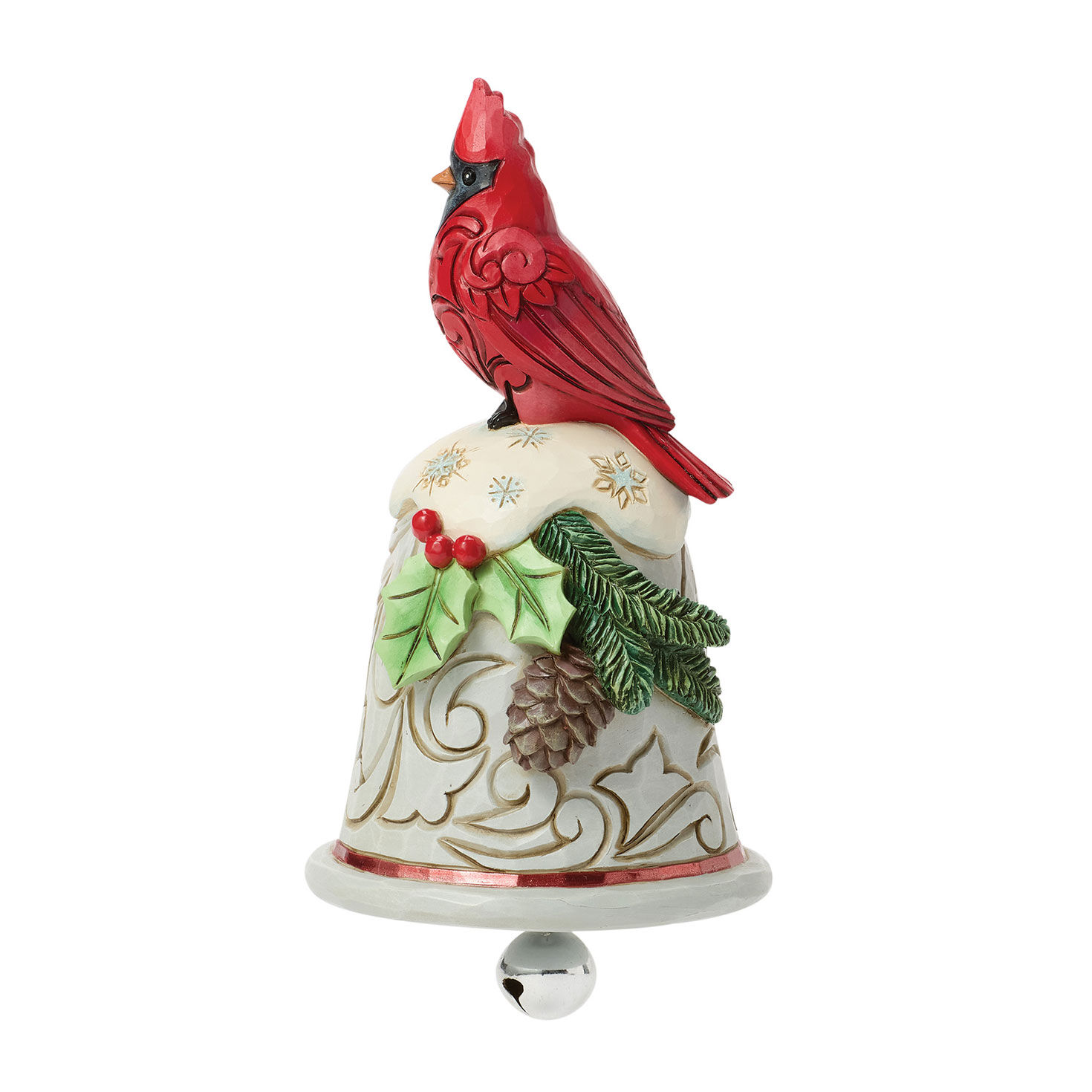 Jim Shore Heartwood Creek Sounds of the Holidays Bell Figurine, 5"