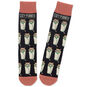 Cat Burrito Funny Novelty Crew Socks  image number 1