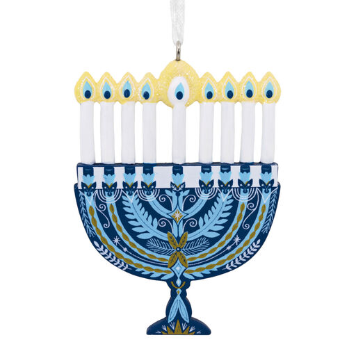 Hanukkah Festival of Lights Menorah Hallmark Ornament, 