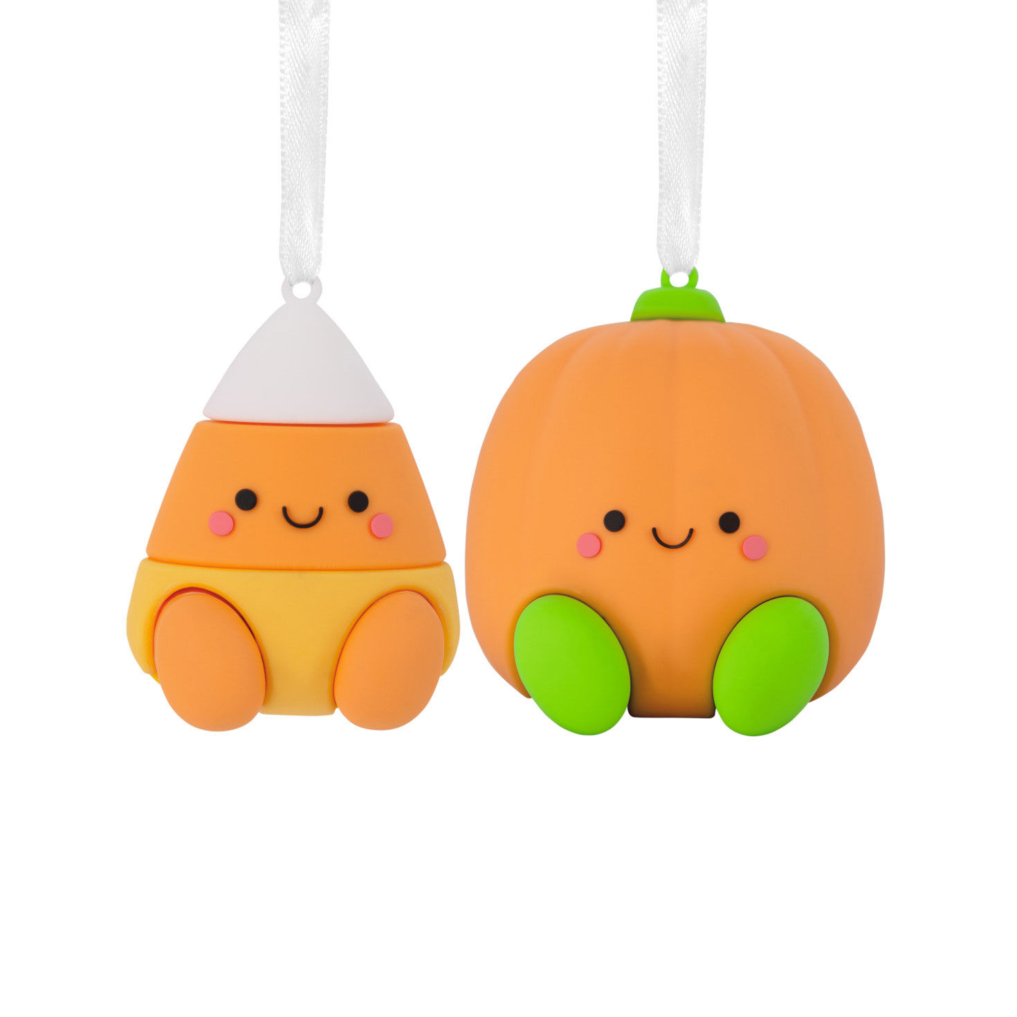 Better Together Pumpkin and Candy Corn Magnetic Hallmark Ornaments, Set of 2 for only USD 11.49 | Hallmark