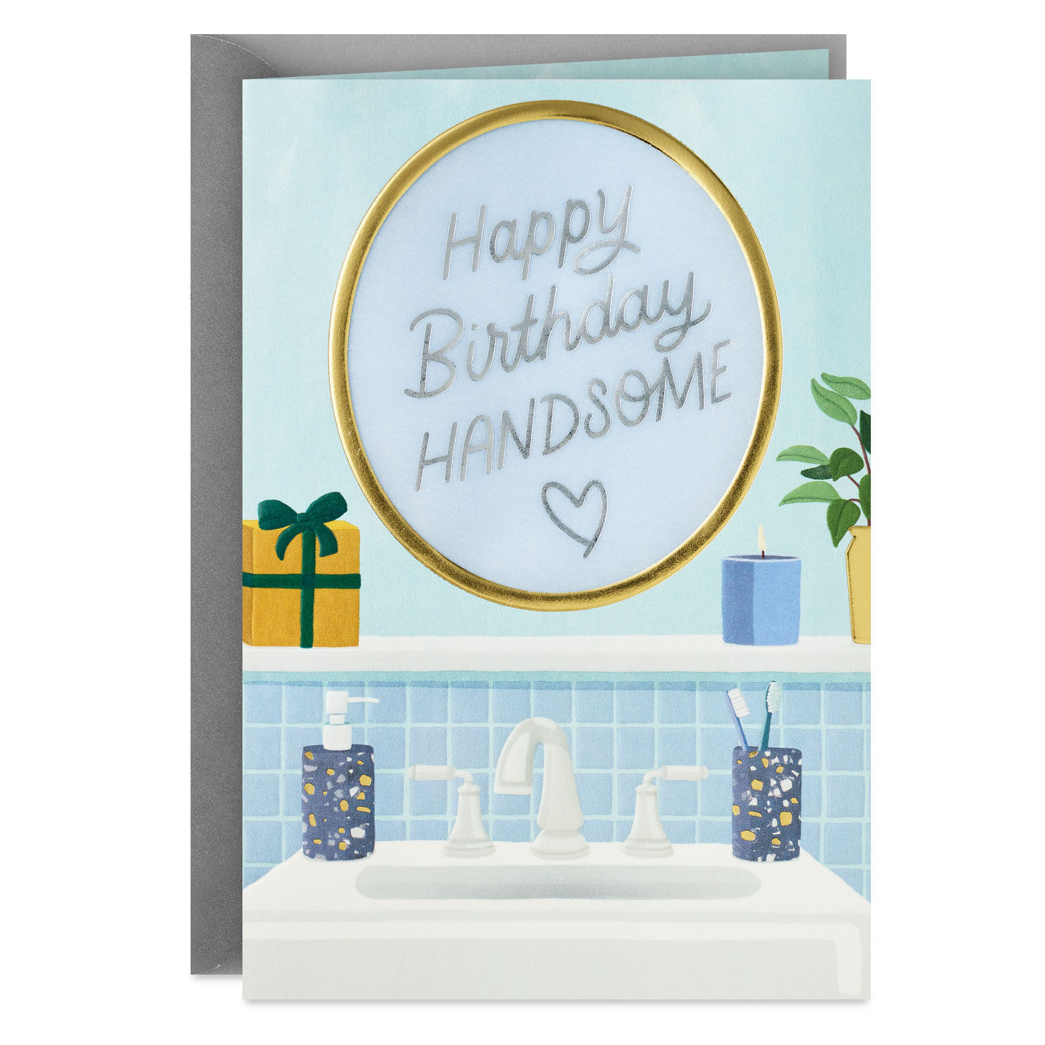 You Clean Up Good Romantic Birthday Card for Him