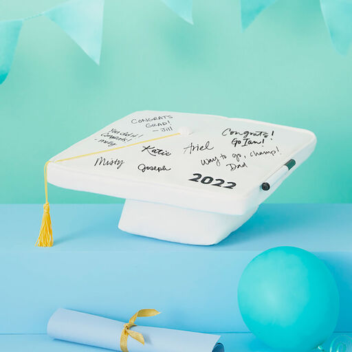 Hats Off to You! Plush Grad Cap With Autograph Marker, 