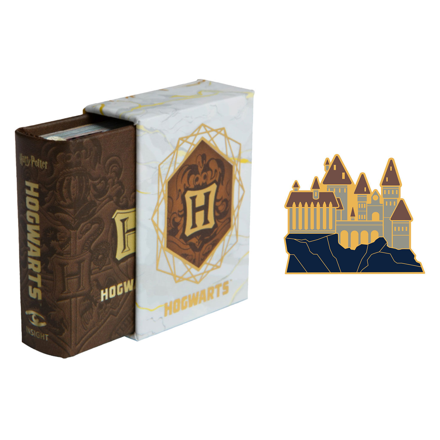 Harry Potter Hogwarts Tiny Book and Pin Set all pieces image number 2