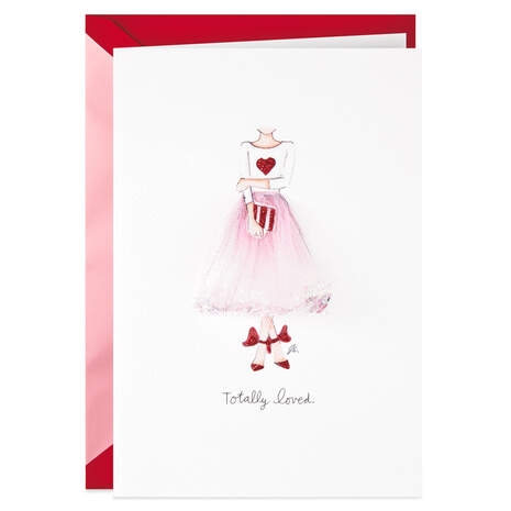 You Are Totally Loved Valentine's Day Card, , large