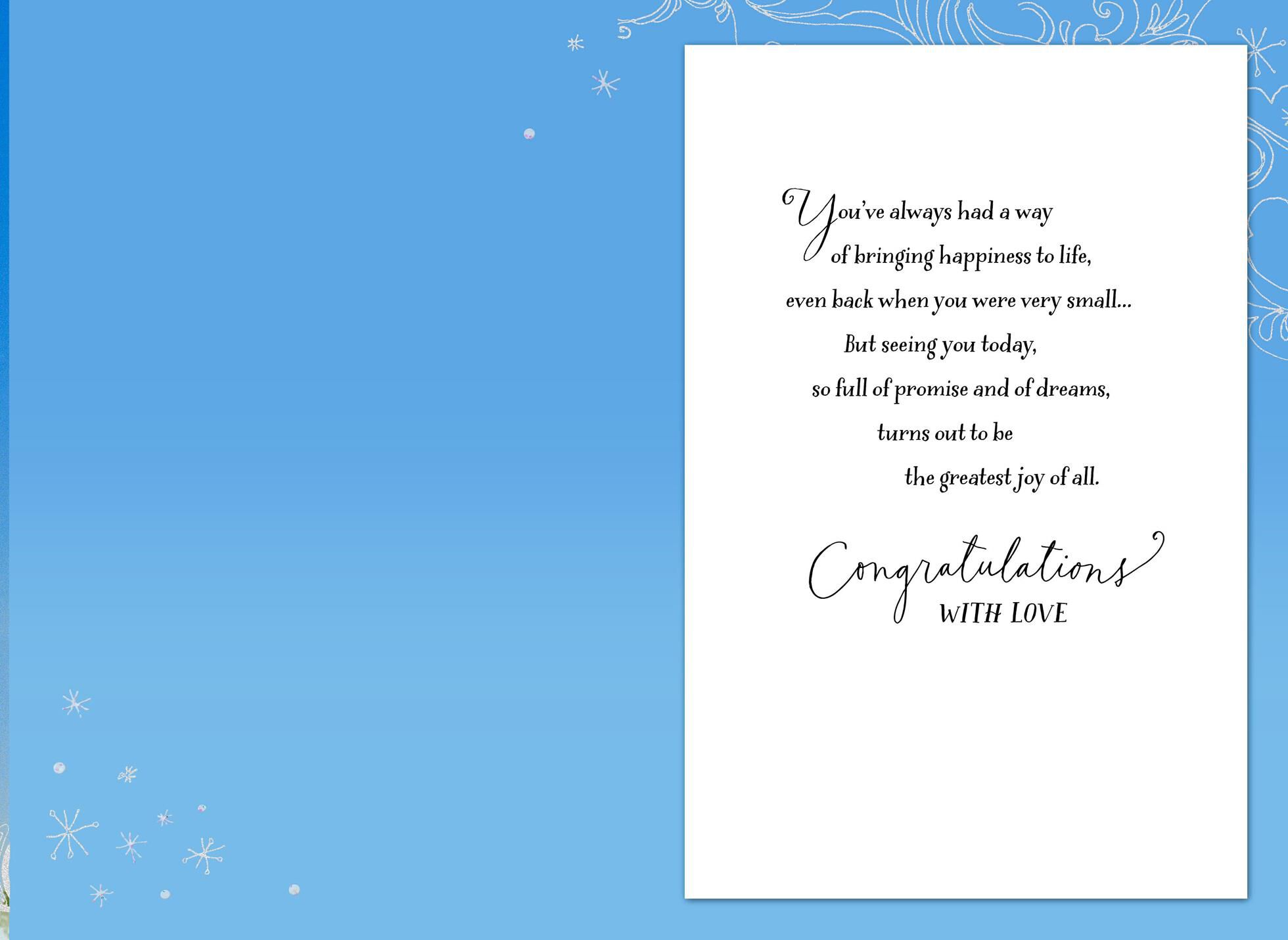 Full of Promise High School Graduation Card for Granddaughter