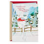 Cozy House in Snowy Woods Across the Miles Christmas Card, , large image number 1